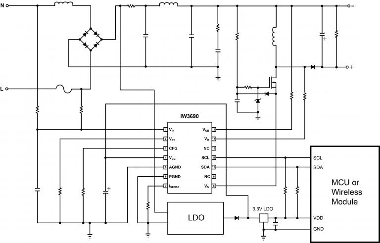 iW3690 Typical Applications Diagram