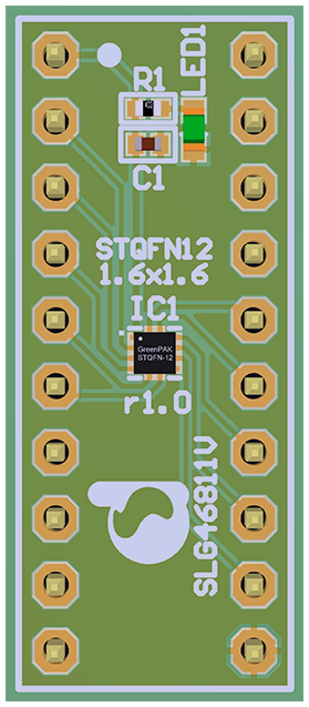 SLG46811V.DIP Proto Board